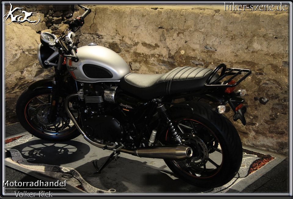 Street Twin 900 - Triumph Motorrad - guter Zustand in Naunheim Maifeld