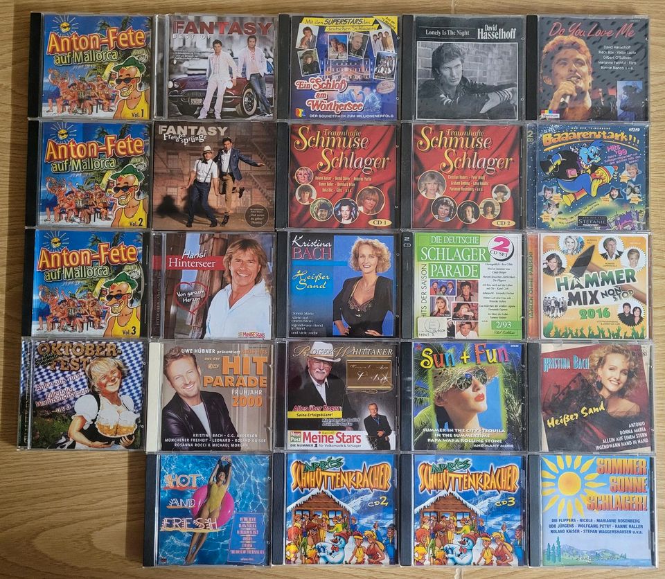 Verschiedene CD 24x Volksmusik,Pop,Schlager in Hennef (Sieg)