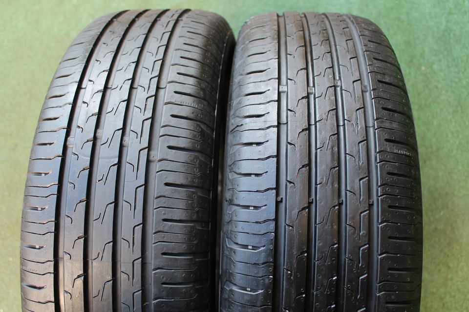 Wie Neu 2x Continental Eco Contact 6 205/60 R16 92H Sommer DOT:22 in Lützen Dehlitz