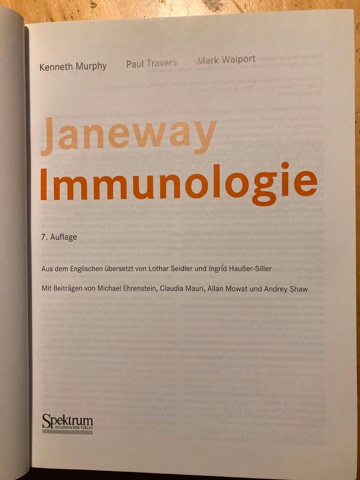 Janeway Immunologie in Ostfildern