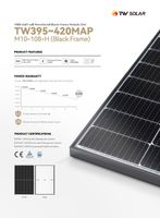 Solar-Module (Preis ab 81,00 €/Stück) TW Solar 415Wp Black Frame Hessen - Offenbach Vorschau