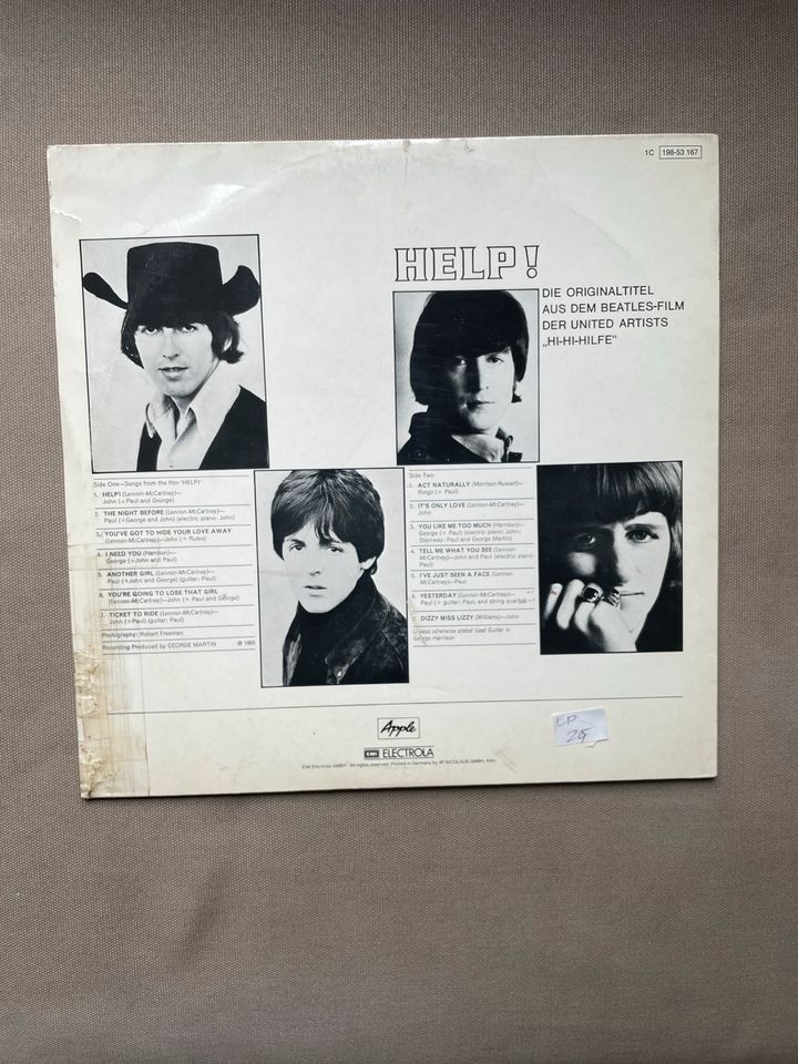 The Beatles Help Vinyl LP in Nürnberg (Mittelfr)