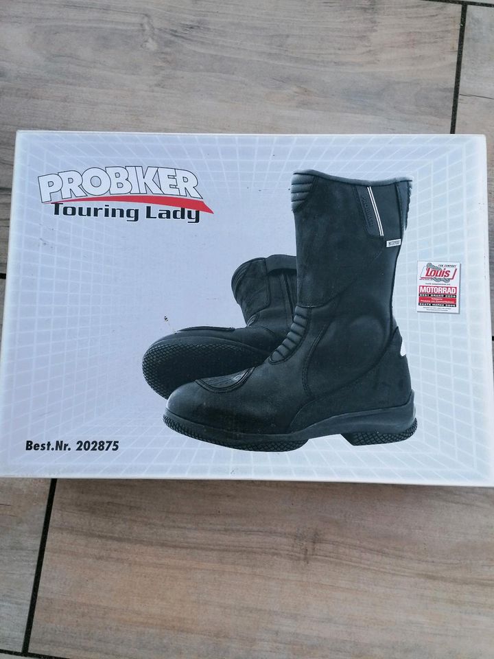 Motorradstiefel Pro Biker Touring Lady wie Neu mit Originalkarton in Dorsten