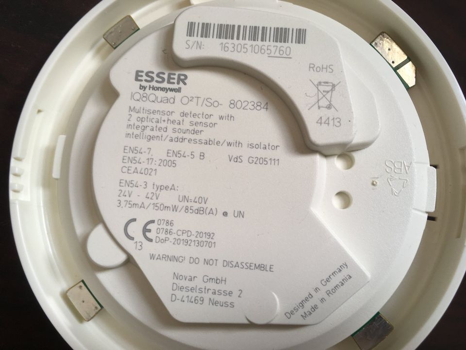 Honeywell Esser Novar IQ8Quad Multisensormelder 802384 mit Sockel in Dresden