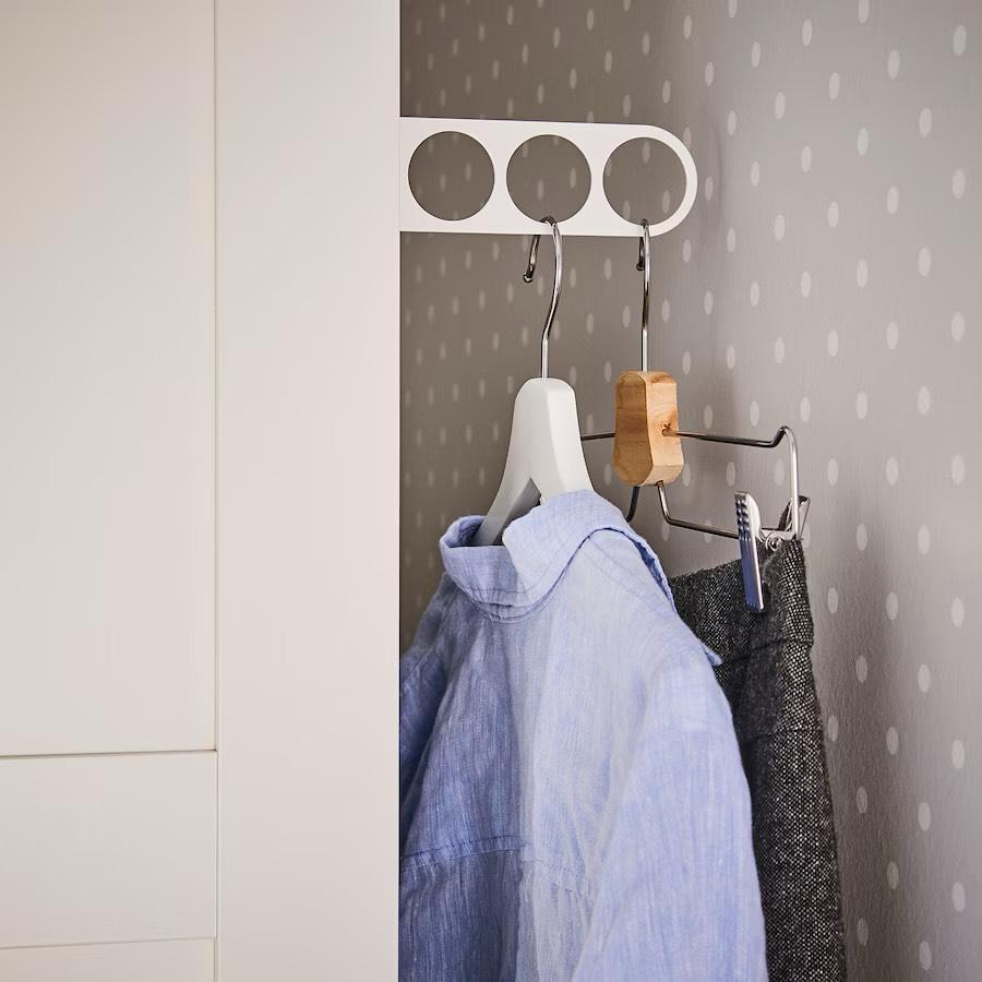 NEU 2x Komplement Aufhänger zB für Pax Schrank Weiß 17x5 cm in Köln