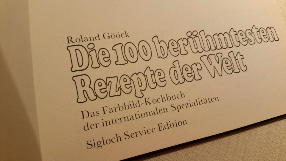 Kochbuch, Die 100 berühmtesten Rezepte der Welt in Lüneburg