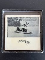 6 Coasters / Untersetzer, Leder, F. de GOYA  - LOEWE Madrid 1846 Berlin - Mitte Vorschau