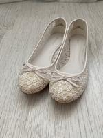 Weiße Ballerinas aus Spitze Bayern - Bellenberg Vorschau