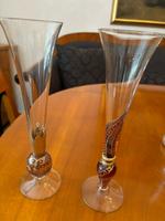 2 Alte Sektgläser aus den 70 zigern 27 cm hoch Münster (Westfalen) - Kinderhaus Vorschau