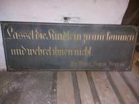 Tafel aus Schiefer mit christlichen Spruch Thüringen - Saalfeld (Saale) Vorschau