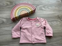 Steiff organic Sweat Jacke rot gestreift Gr. 56 Bayern - Ebersdorf Vorschau