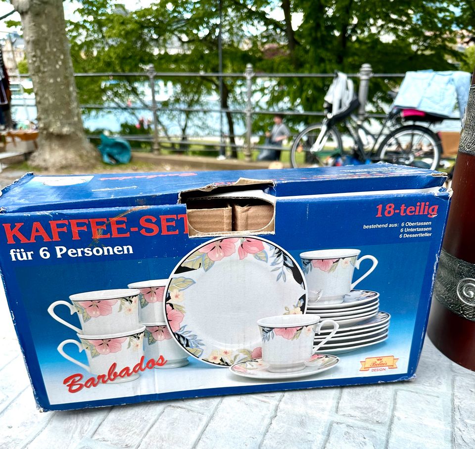 Kaffee-Set für 6 Personen (18-teilig) in Frankfurt am Main