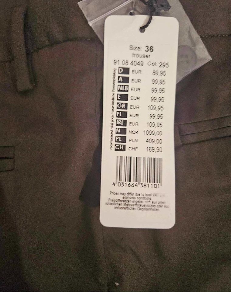 More & More Damen Anzughose Größe 36 Braun NEU mit Etikett in Mannheim