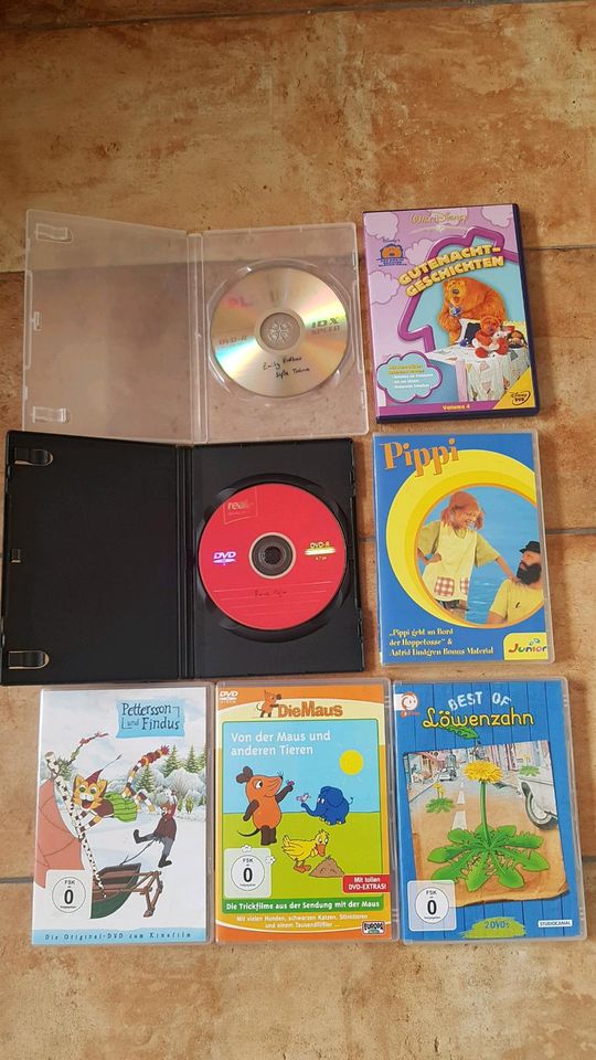 Dvds Kinder Konvolut Petterson Findus Mau Pippi Disney in Bonn