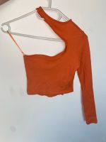 Bershka; One Shoulder-Shirt ; (neon) orange; XS Nordrhein-Westfalen - Dörentrup Vorschau