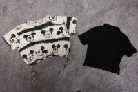 T-Shirts 134/140 H&M, Mickey Maus, schwarz uni Niedersachsen - Buchholz in der Nordheide Vorschau