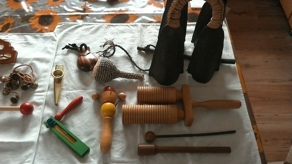 Rasseln, Zimbeln, Perkussionsinstrumente, Orff in Haßloch