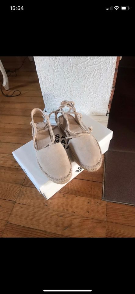 San Marina Riemchensandalen Espadrille beige 38 in Bous