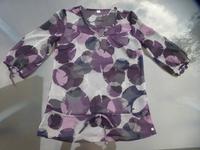 s. Oliver Bluse 36 S lila violett grau Blumen Kreise only 3/4 Arm Rheinland-Pfalz - Guldental Vorschau