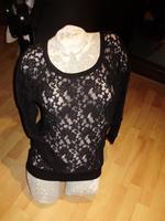 Guess Langarmshirt schwarz Spitze ausgefallen S Bayern - Forchheim Vorschau