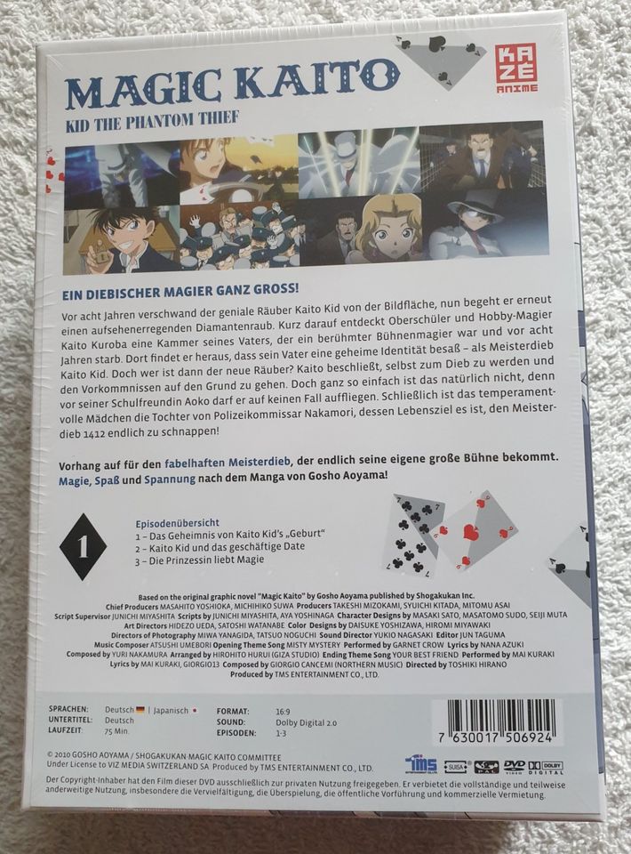 Magic Kaito: Kid the Phantom Thief - DVD 1 + Sammelschuber [Limit in München
