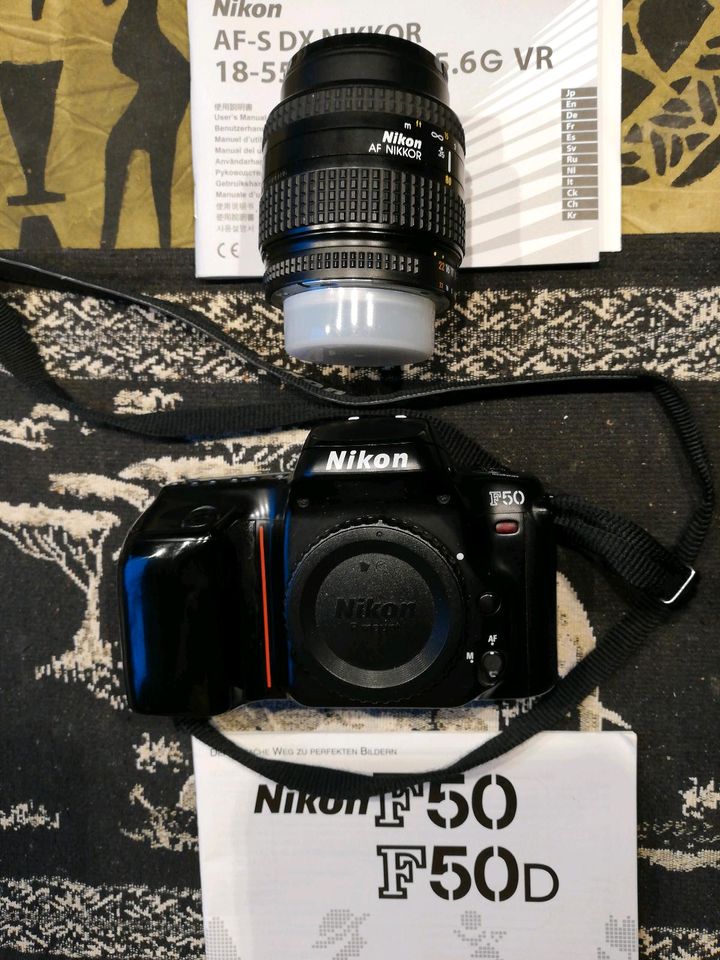 Nikon F50, Spiegelreflexkamera, mit AF Nikkor 35-80mm in Neustadt b.Coburg