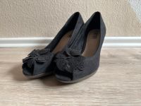 Peeptoe Pumps Street Shoes Gr. 40 schwarz Niedersachsen - Lengede Vorschau
