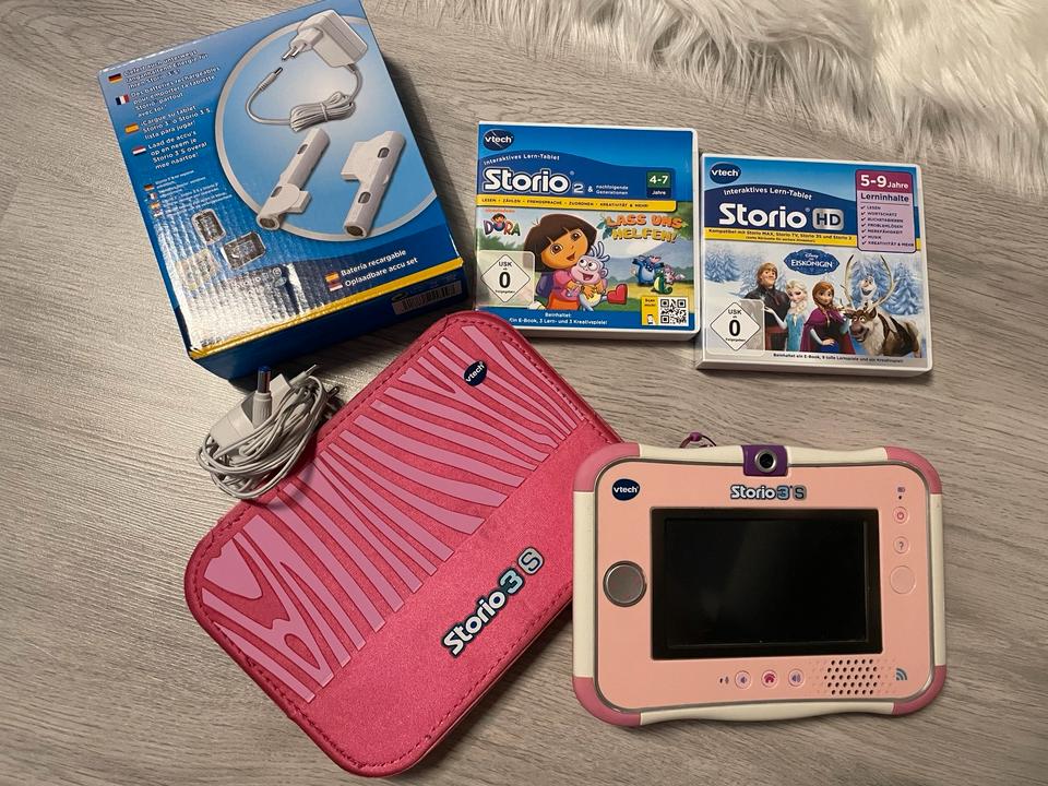 VTech Storio 3S pink Akku set 2 Spiele Dora Eiskönigin Frozen TOP in Bremen