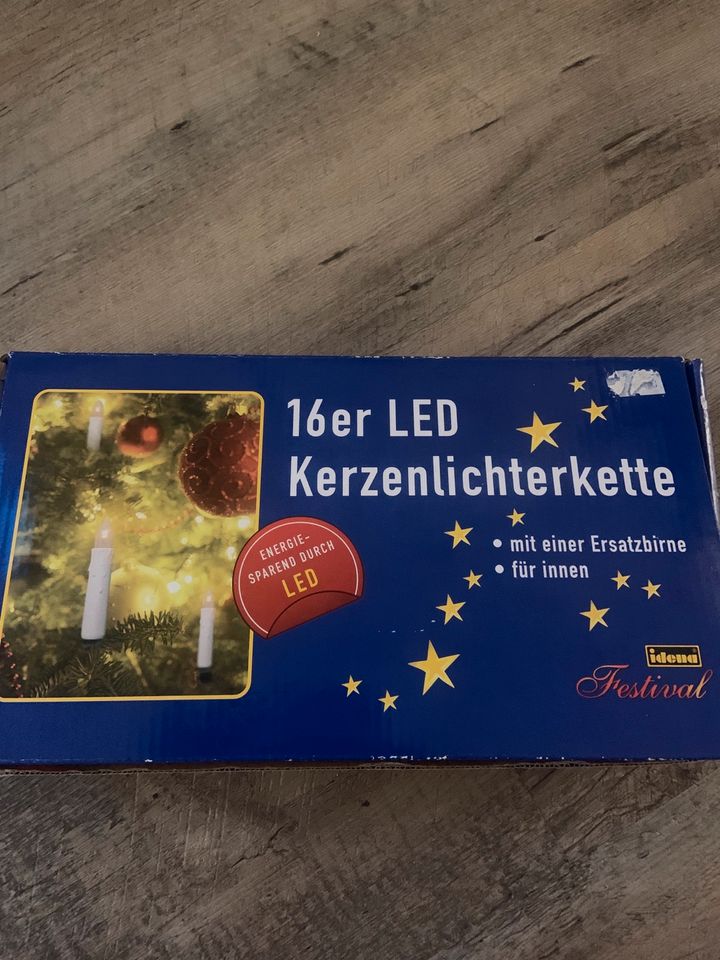 16er LED Kerzenlichterkette in Rostock