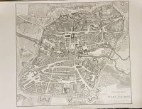Stadtplan Antik Nürnberg Lithografie Bütten Mittelalter bis 19 Jh Nürnberg (Mittelfr) - Südstadt Vorschau