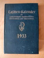 Taschen Kalender 1933/Hohenzollern/Württemberg Baden-Württemberg - Ulm Vorschau