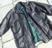 Vintage oversize Herren Lederjacke schwarz L 50 52  Echtleder Bayern - Thyrnau Vorschau