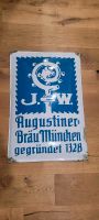 Augustiner bräu emailschild Bayern - Eurasburg Vorschau