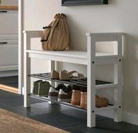 Ikea Hemnes Schuhregal Bank mit Schuablage Garderobe weiß Nordrhein-Westfalen - Lübbecke  Vorschau