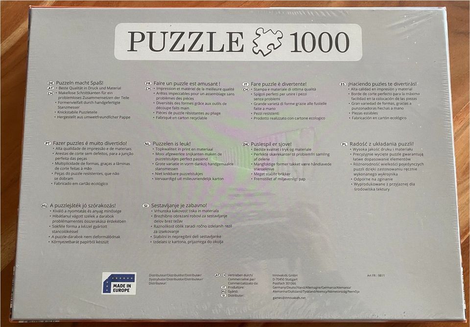 1000er Puzzle Paris in Lörrach