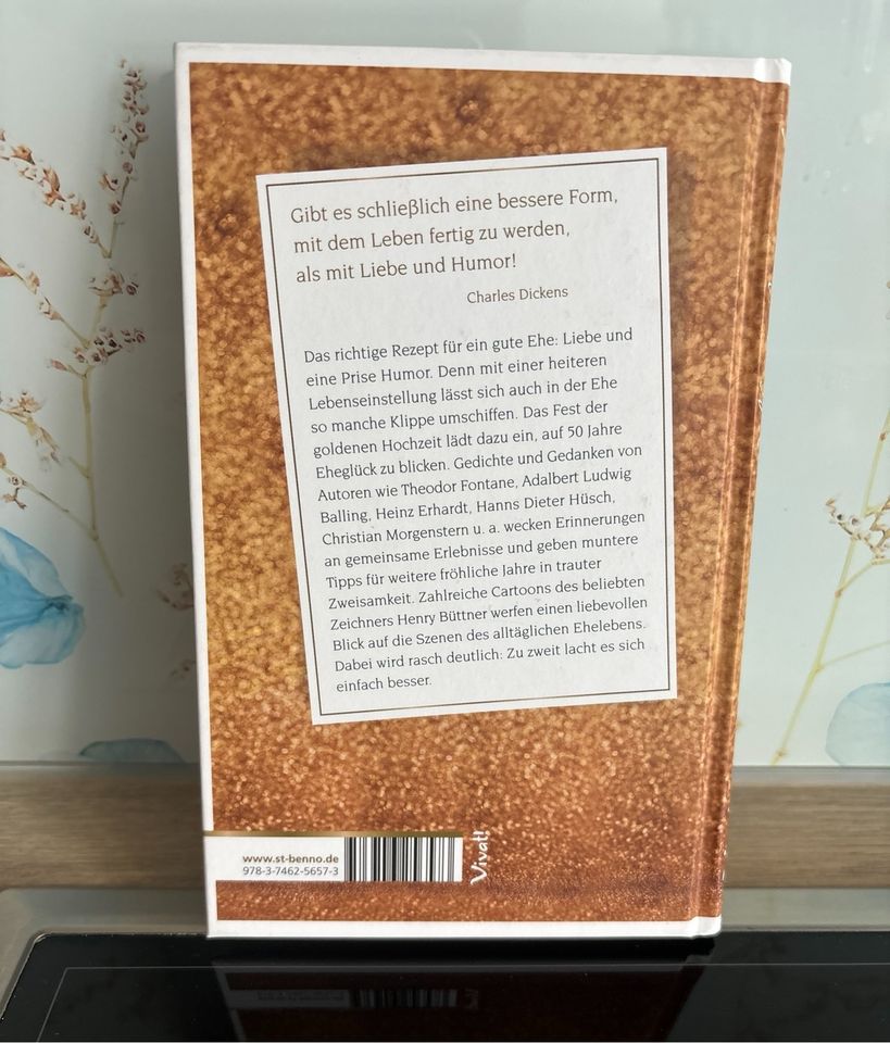 NEU „Goldene Liebe rostet nicht“ Goldene Hochzeit Geschenk Buch in Wolfenbüttel