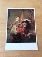 Postkarte Rembrandt Selbstbildnis mit seiner Gattin Saskia Dresden - Innere Altstadt Vorschau