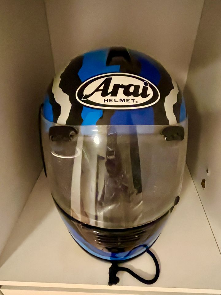 Nankai Lederkombi Rothmans un 6 Arai Helm "Michael Doohan" in Siegburg