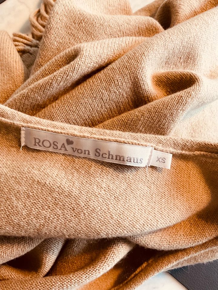 Rosa von Schmaus Pullover Wolle Kaschmir Fransen Übergang XS 34 in München