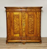 Biedermeier Kirschbaum Schrank / Hochzeitsschrank mit Intarsien Hessen - Ehringshausen Vorschau