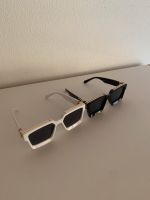 Klobige Sonnenbrille in Weiß oder Schwarz mit Gold Bayern - Jandelsbrunn Vorschau