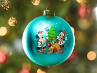 DISNEY Sketchbook Ornament Glaskugel Weihnachtskugel Mickey Mouse Thüringen - Greiz Vorschau