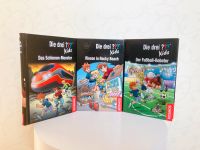Die drei ??? 3 Bücher: Schienen-Monster | Riesen | Fußball-Robote Bayern - Ingolstadt Vorschau