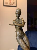 Bronzefigur Bronze Tänzerin 38cm signiert Art deco Jugendstil Dresden - Blasewitz Vorschau