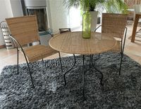 Sitzgruppe 3-teilig, Stühle und Tisch, Eisen/Rattan, TOP ZUSTAND Nordrhein-Westfalen - Jüchen Vorschau