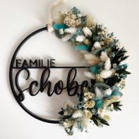 3D Trockenblumenkranz Familie dein Name personalisiert Hochzeit Bayern - Fürth Vorschau