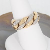 WERT 4650 € BICOLOR DIAMANT KETTEN RING 18 K GOLD vxlt 85786 Essen - Altenessen Vorschau