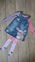 Set aus Jeans-Kleid Langarm-Shirt Strumpfhose Next 1,5-2 J. Maus Brandenburg - Michendorf Vorschau