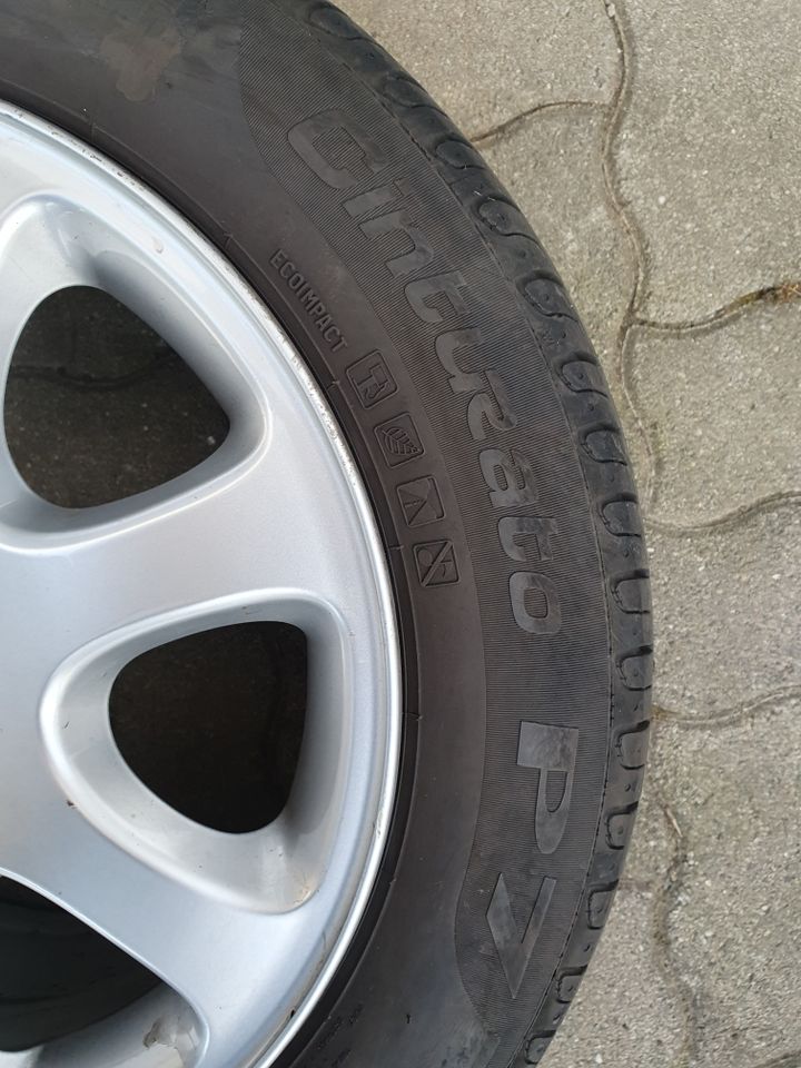 MERCEDES CLK ,Sommerreifen 2x 225/50 R16,2x 205/55 R16, Alufelgen in Raubach (Westerw.)