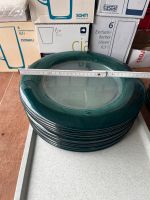 16 Stück grüne Glasteller 32 cm gebraucht Bayern - Hallbergmoos Vorschau